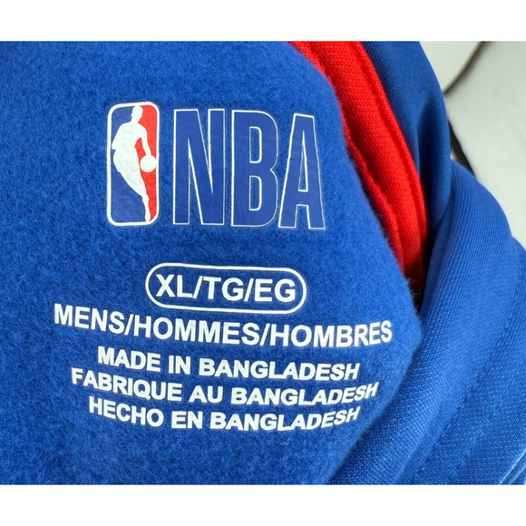 Philadelphia 76ers Hoodie Sweatshirt Mens XL Blue Pullover NBA Basketball NWOT - Picture 5 of 6